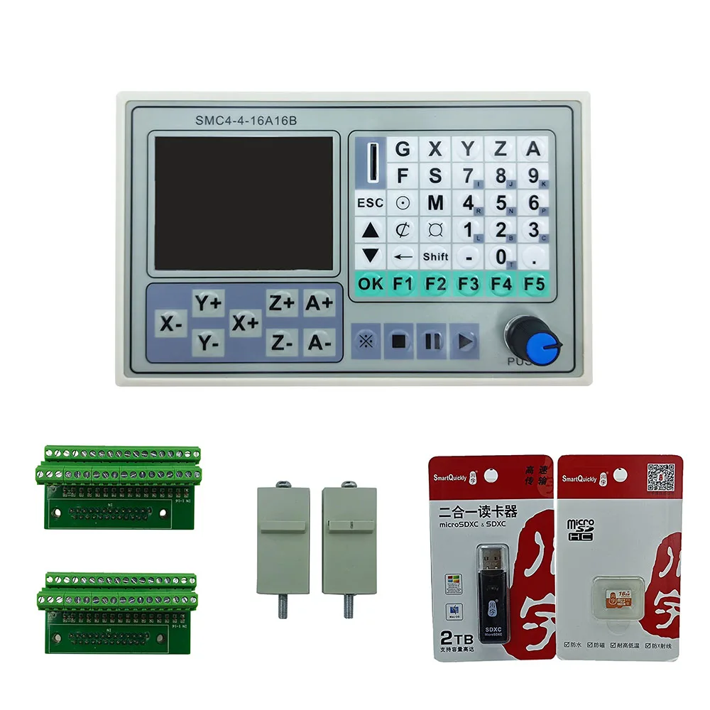 CNC controller SMC4-4-16A16B offline controller 50KHZ CNC 4 Achsen Breakout Board Carving Gravur