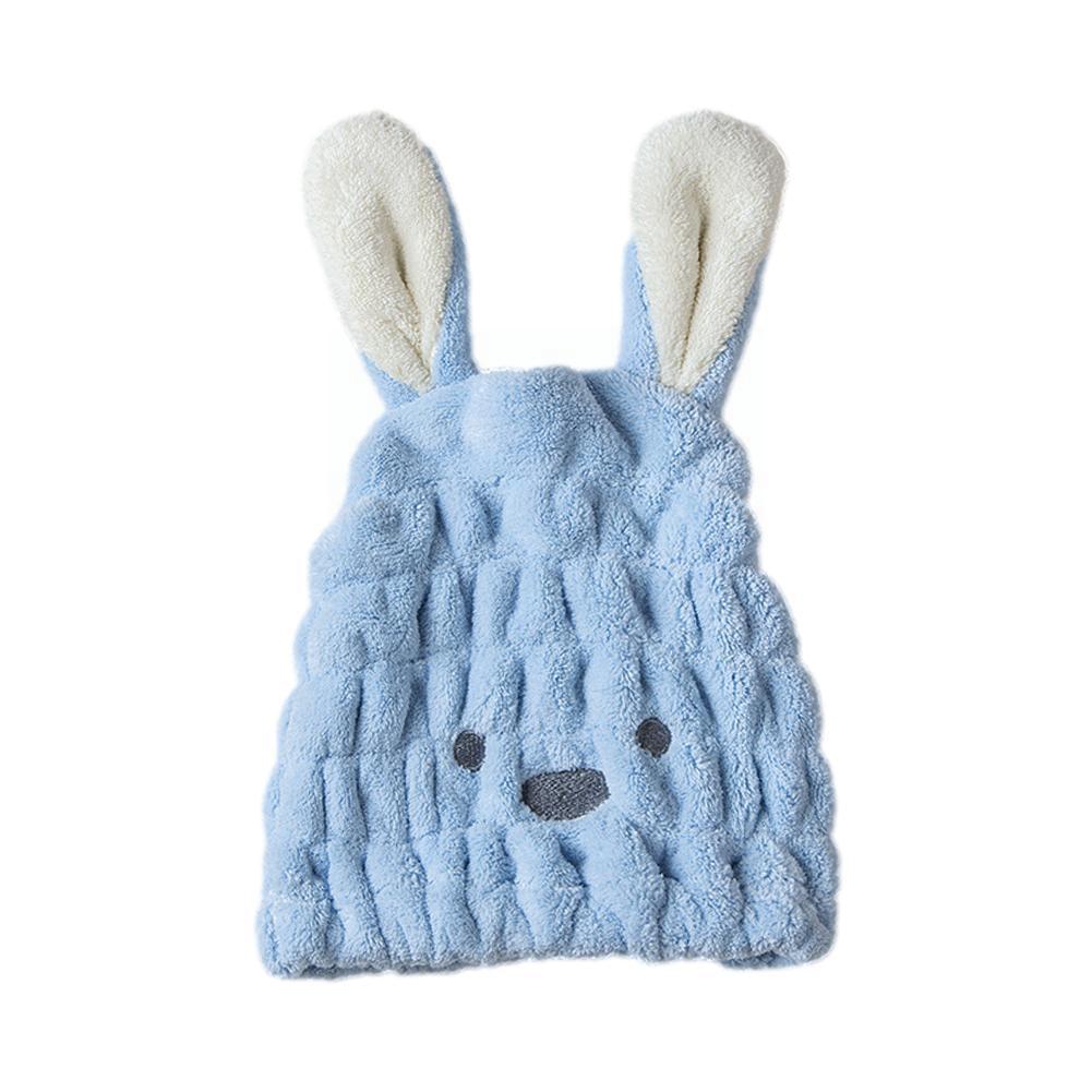 Cute Long Ear Rabbit Dry Hair Rabbit Ears Absorbent Children Bath Quick-drying And Hair Dry Hair Ladies Tool P1g5