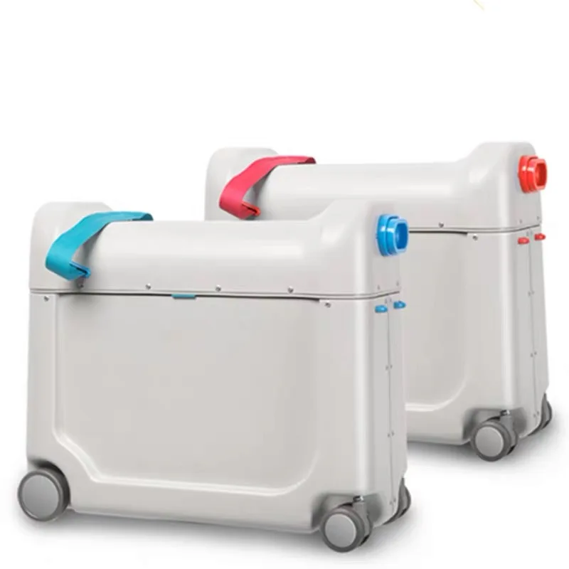 Baby sleeping suitcase on wheels travel kids ride aircraft multi-function new design PP luggage