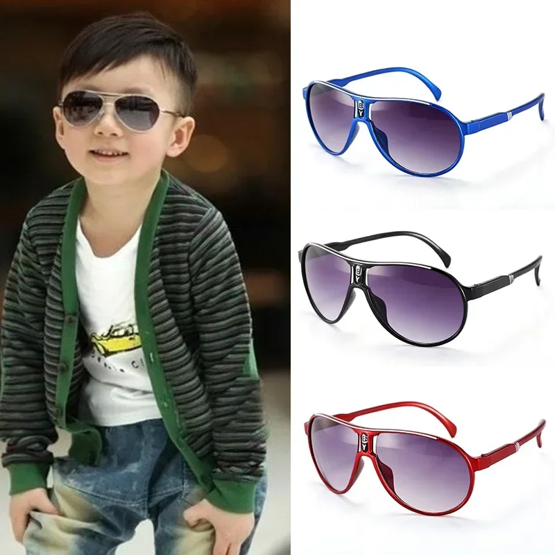 Fashion Kids Sunglasses Summer Sunshade Colorful Glasses Frame Girls Boys Glasses for Children UV400