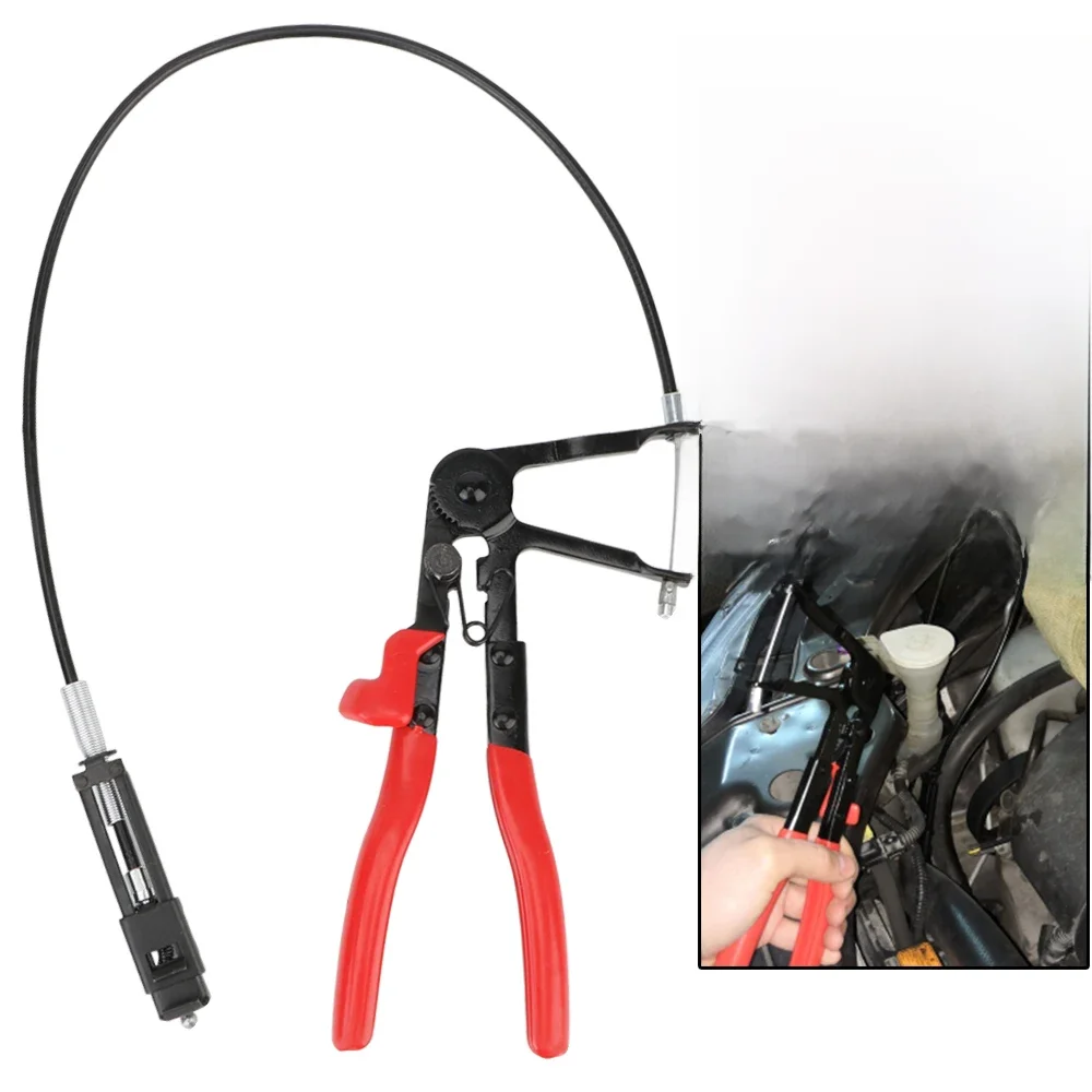 Flexible Wire Long Reach Hose Clamp Pliers Auto Tools Removal Hand Tools Alicate Cable Type for Car