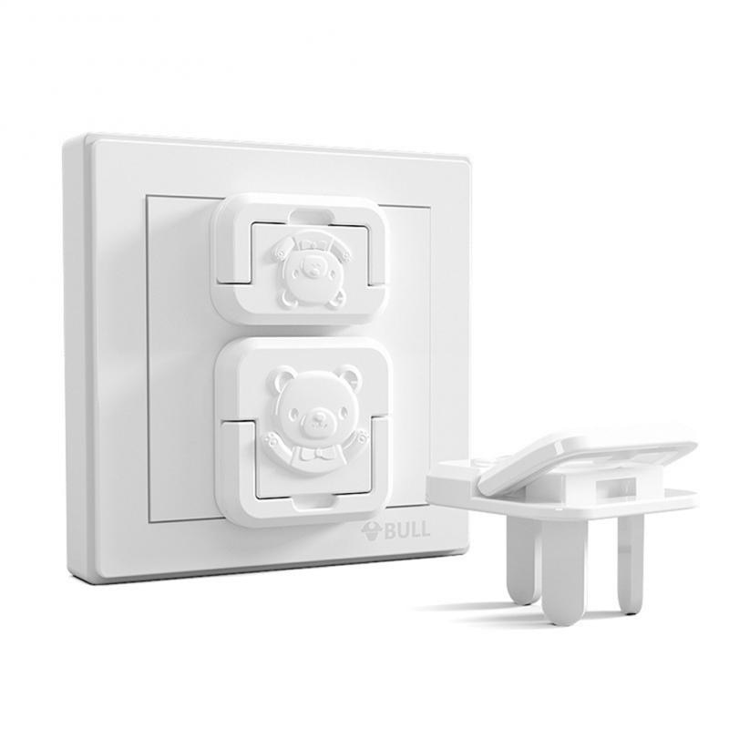Electric-shock Safeguard Electric Socket Outlet Plug Protection 2/3 Hole Anti Electric Shock Plugs Protector Rotate Cover Cute