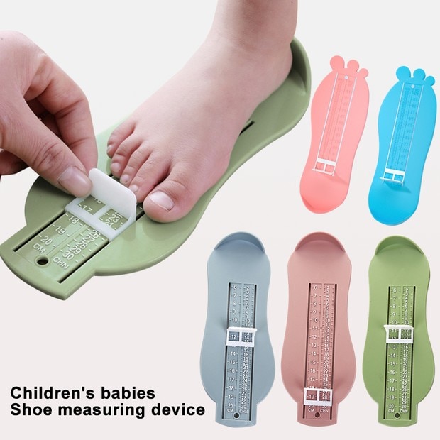 1-2pcs/sets Kid Infant Foot Measure Gauge And Tape Measure Set Shoes Size Measure Ruler Tool Height Bust Waist Hips Foot Measure