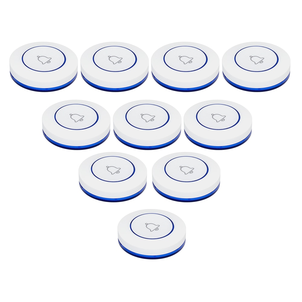 JINGLE BELLS CTT12 Wireless Calling Systems Transmitter 10 Buttons for Restaurants hotels bars cafes hospitals Paging Pager