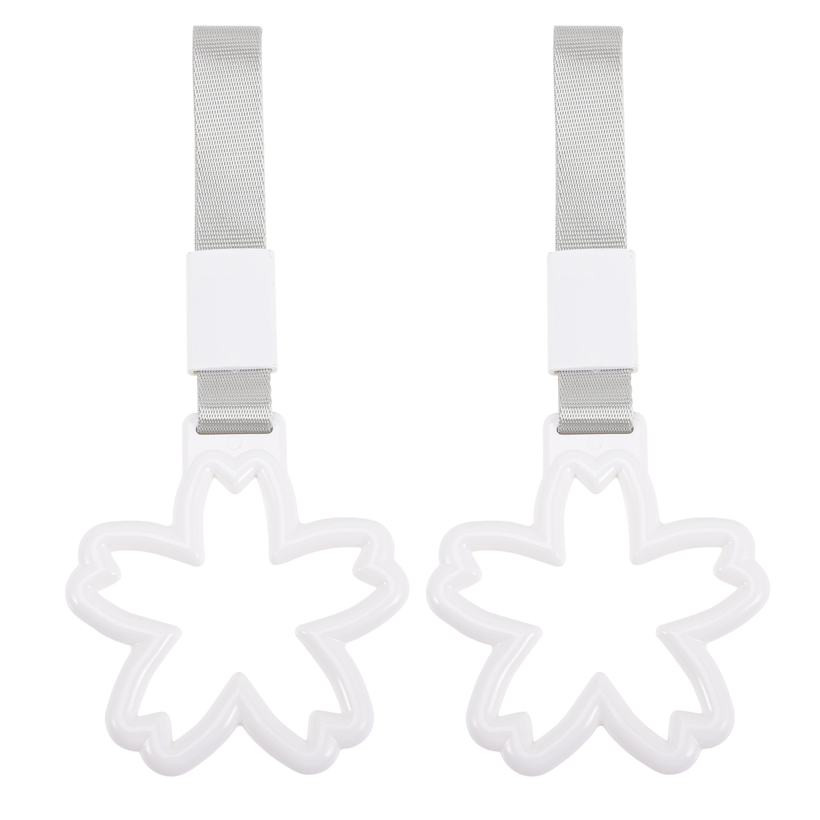 2 Pcs Pull Ring Car Hooks Decoration Aesthetic Drift Charm Japanese Accessories Automotive Exterior Bumper Warning