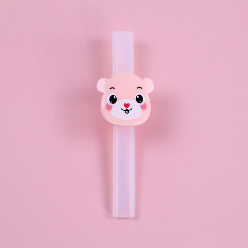 Straw Accessories Baby Soup Straw Cartoon Fixing Straw Baby Feeding Straw Silicone Childrens Porridge Straw Drinking Straw Clip
