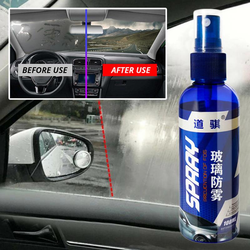 2023 New Car Window Sight Coating Spray Glass Cleaner Waterproof Rainproof Anti-Fog Agent Water Repellent Auto Accessories