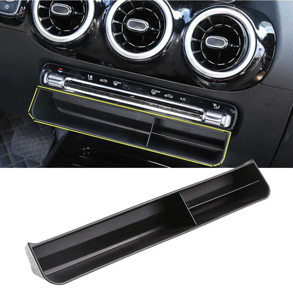 Car Central Control Storage Box Trim For Mercedes Benz A B CLA GLB GLA Class  W177 W247 C118 X247