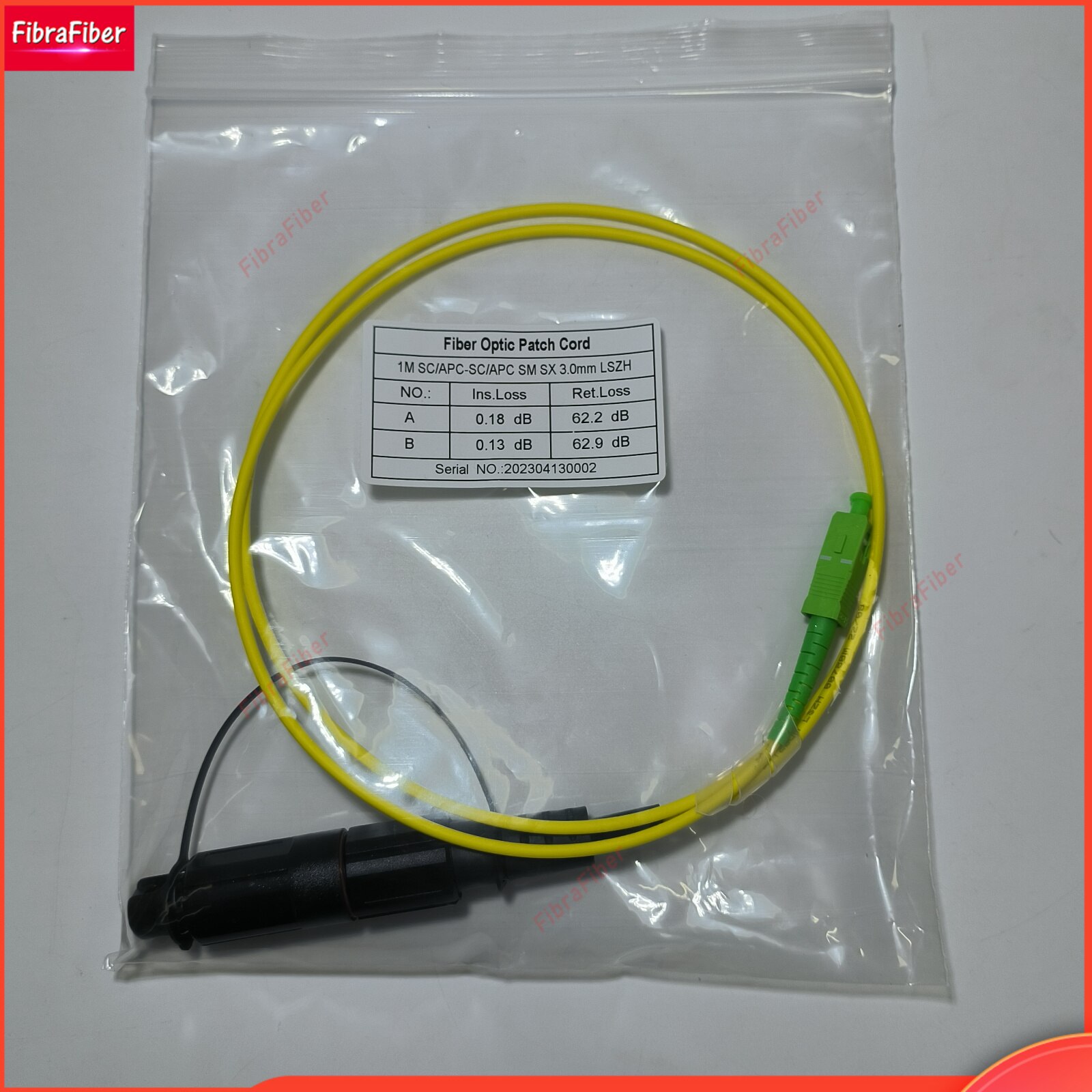 IP67 Waterproof Corning HUAWEI Mini SC/APC 1M 2M 3.0mm Yellow Cable To SC/APC OptiTap Jumper Optical Fiber Connector Patch Cord