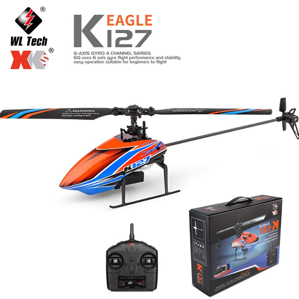 WLtoys K127 RC Helicopters V911S 2.4G Radio Control Plane Remote Control Airplane 6 Aixs Gyroscope