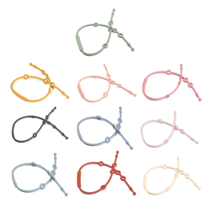 Newborns Dummy Holder Pacifier Chain Toy Silicone Strap Pacifier Accessories