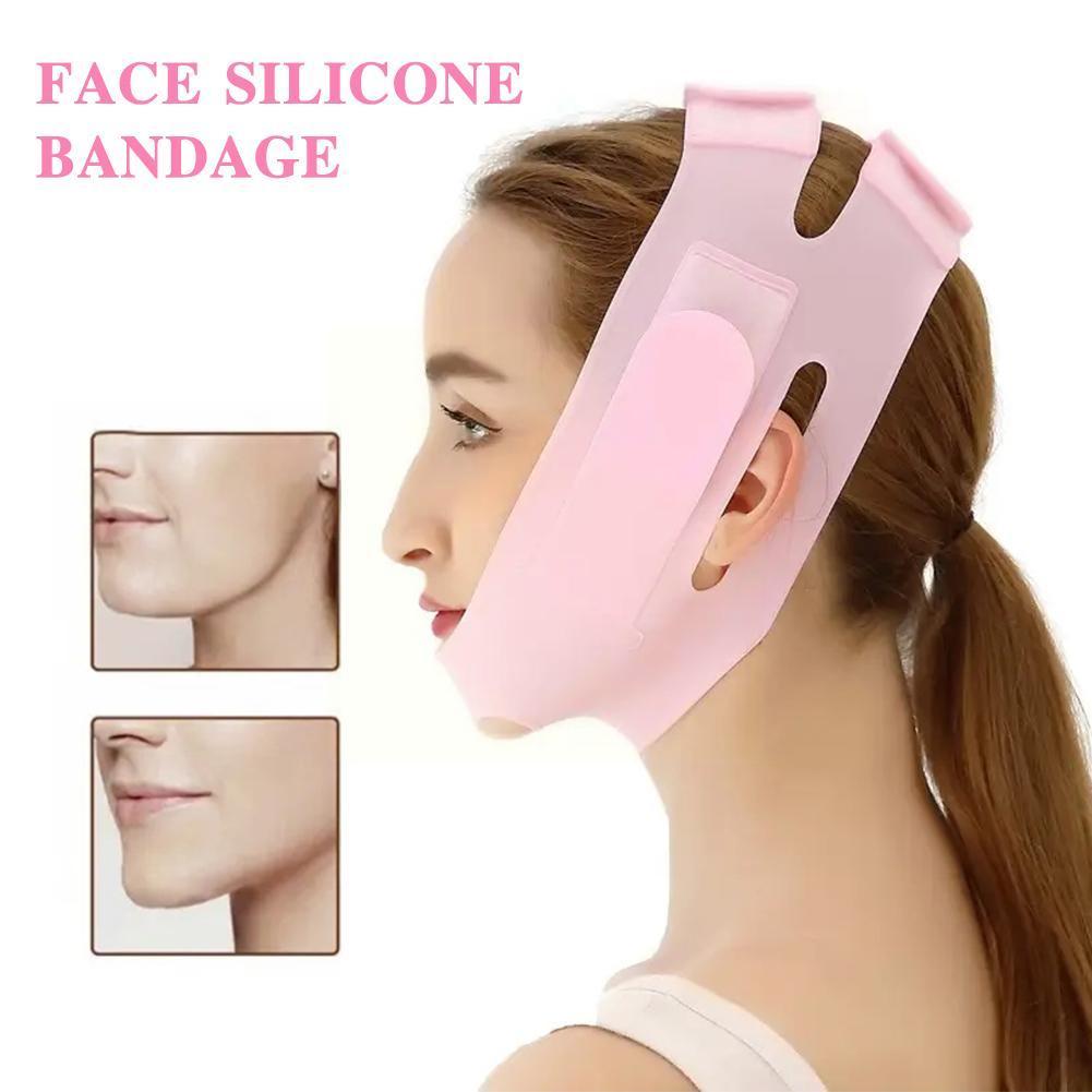 Adjustable Face Silicone Bandage Reduce Double Chin Sculpting Lifting Mask Sleeping Tool Facial Care Tightening Face Skin V2M7