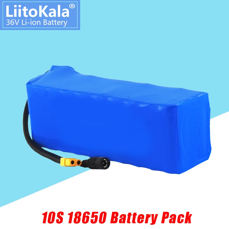 LiitoKala 36V 4Ah 6Ah 8Ah 10Ah High Power and Capacity 42v 18650 Lithium Battery Electric Motorcycle Bicycle Scooter