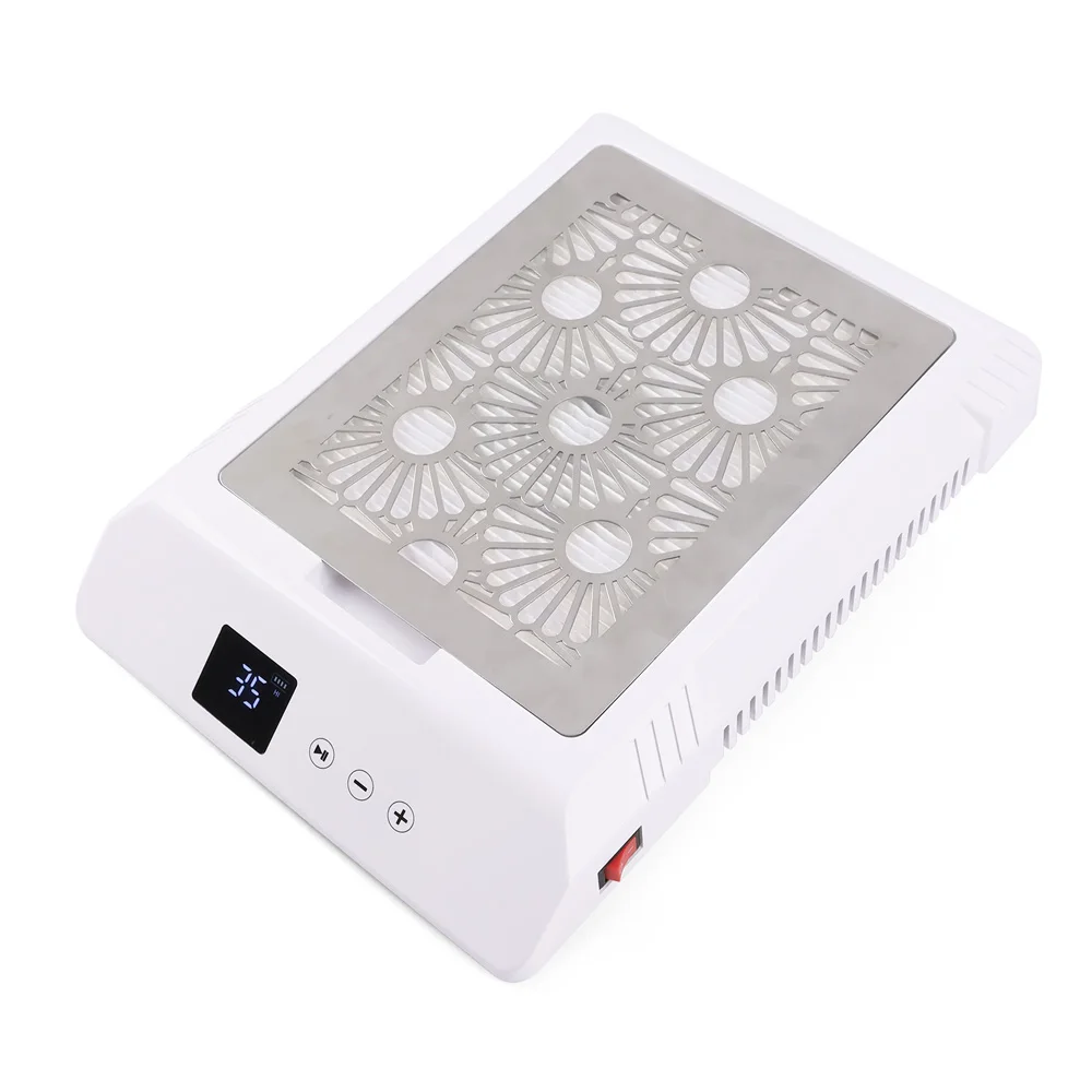 Wireless 85W High Power Strong Suction Nail Dust Collector Vacuum  3500RPM Nail Dust Cleaner With