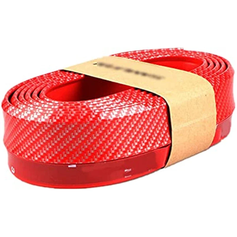 Universal Car Front Bumper Protector Self-adhesive Auto Splitter Body Spoiler Skirt Rubber Bumper