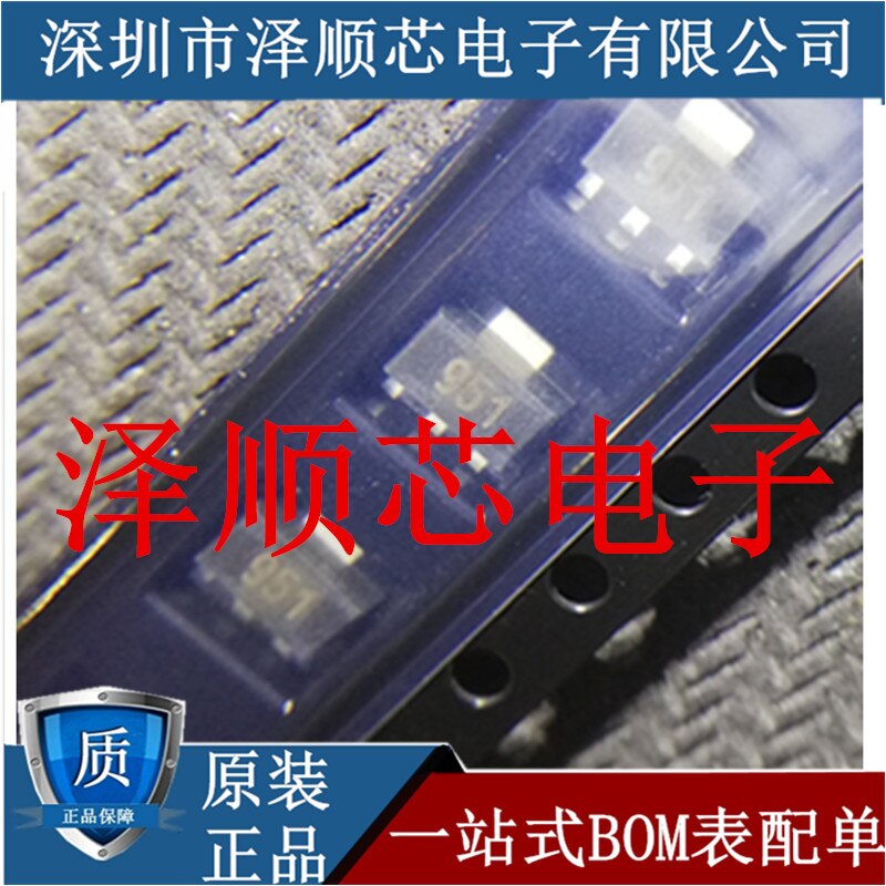30pcs original new ZXTP2012ZTA Silk Screen 951 SOT-89 PNP Low Saturation Medium Power Transistor