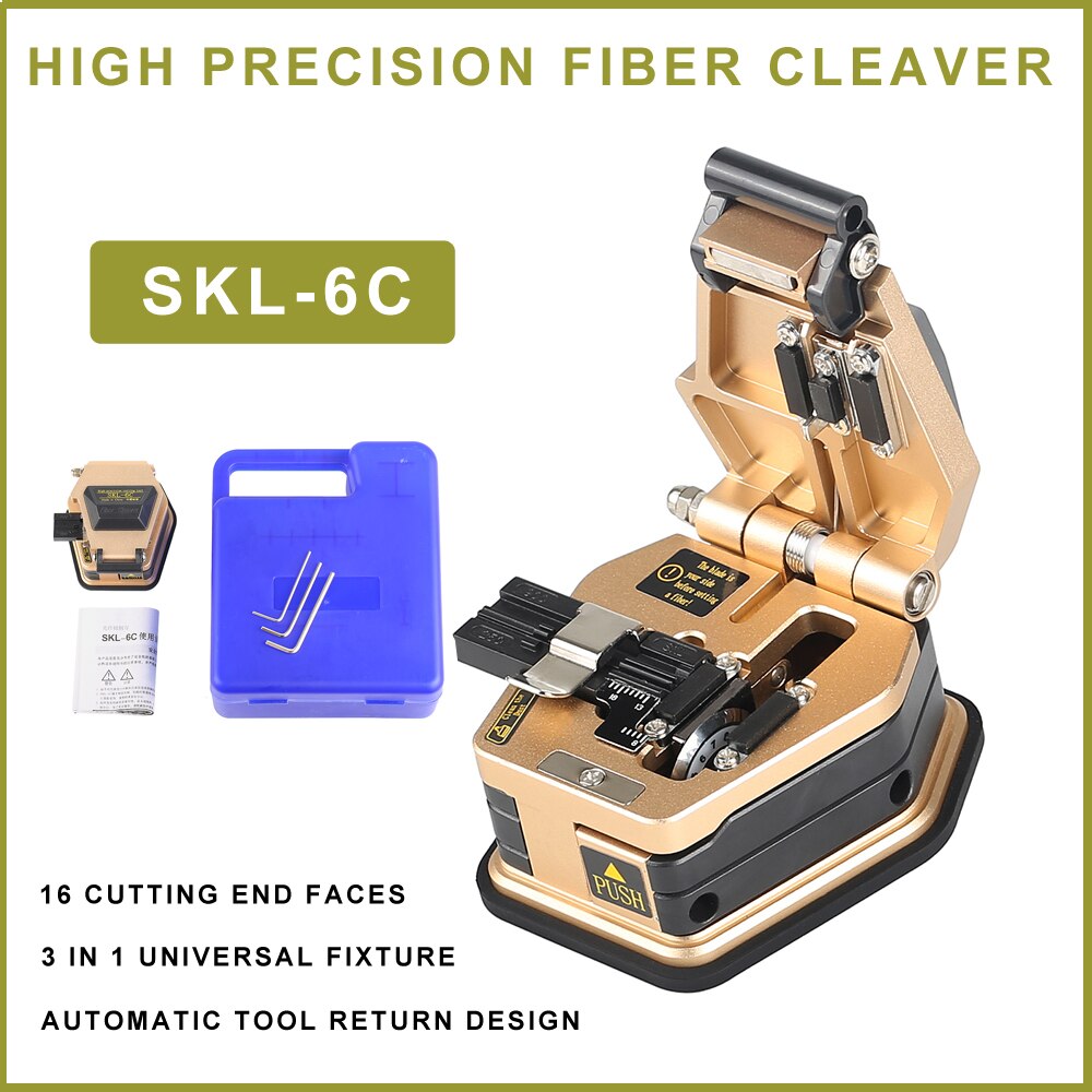 High-precision SKL-6C Fiber cleaver cable cutting knife FTTT fiber optic knife tools cutter High Precision Fiber Cleavers
