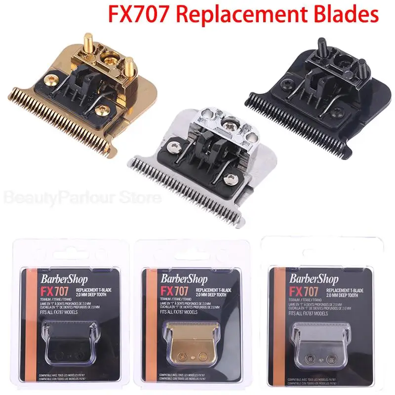 1 Set Professional Shaver Trimmer Replacement Blades For All Trimmers FX707 T-Blade 2.0mm Deep Tooth