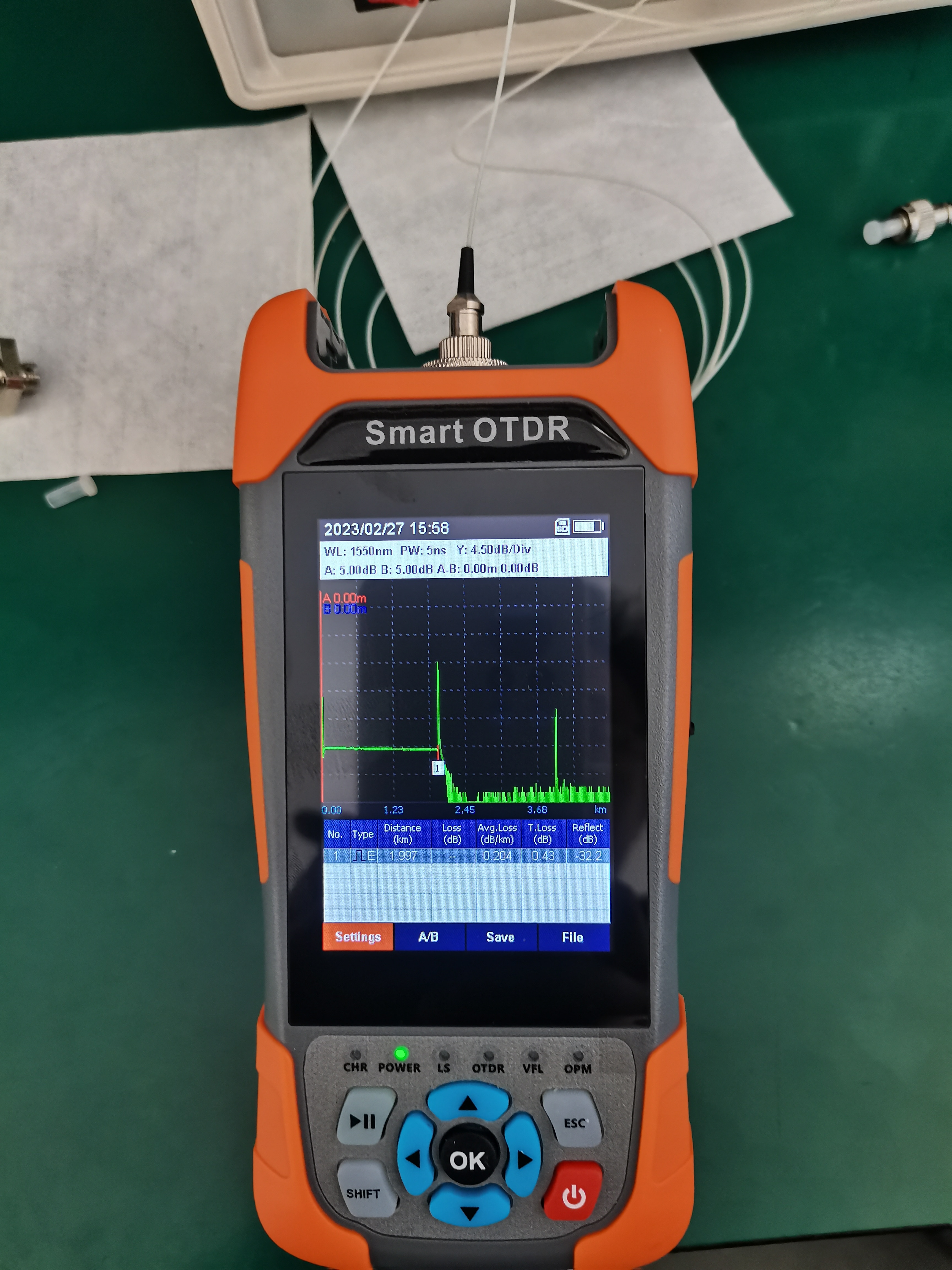 MINI OTDR 1310/1550nm 24/22dB Fiber Optic Reflectometer Touch Screen VFL OLS OPM Event Map Ethernet Cable Tester Freeshipping