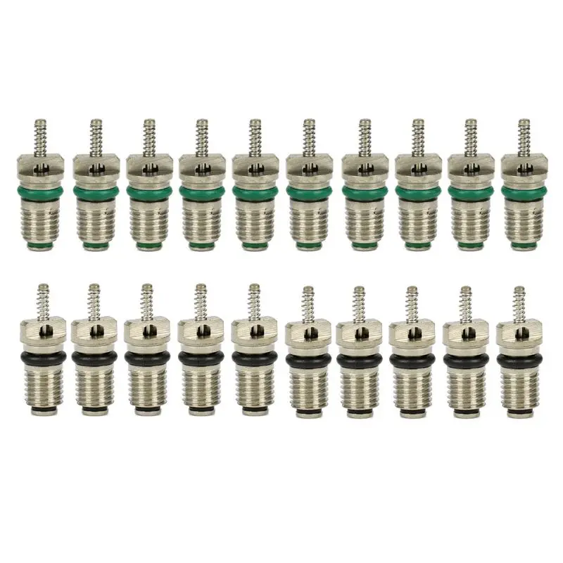 10Pcs/Set AC R134A Valve Core Automotive Car Air Conditioning Cores Needles Repair Kit Heat