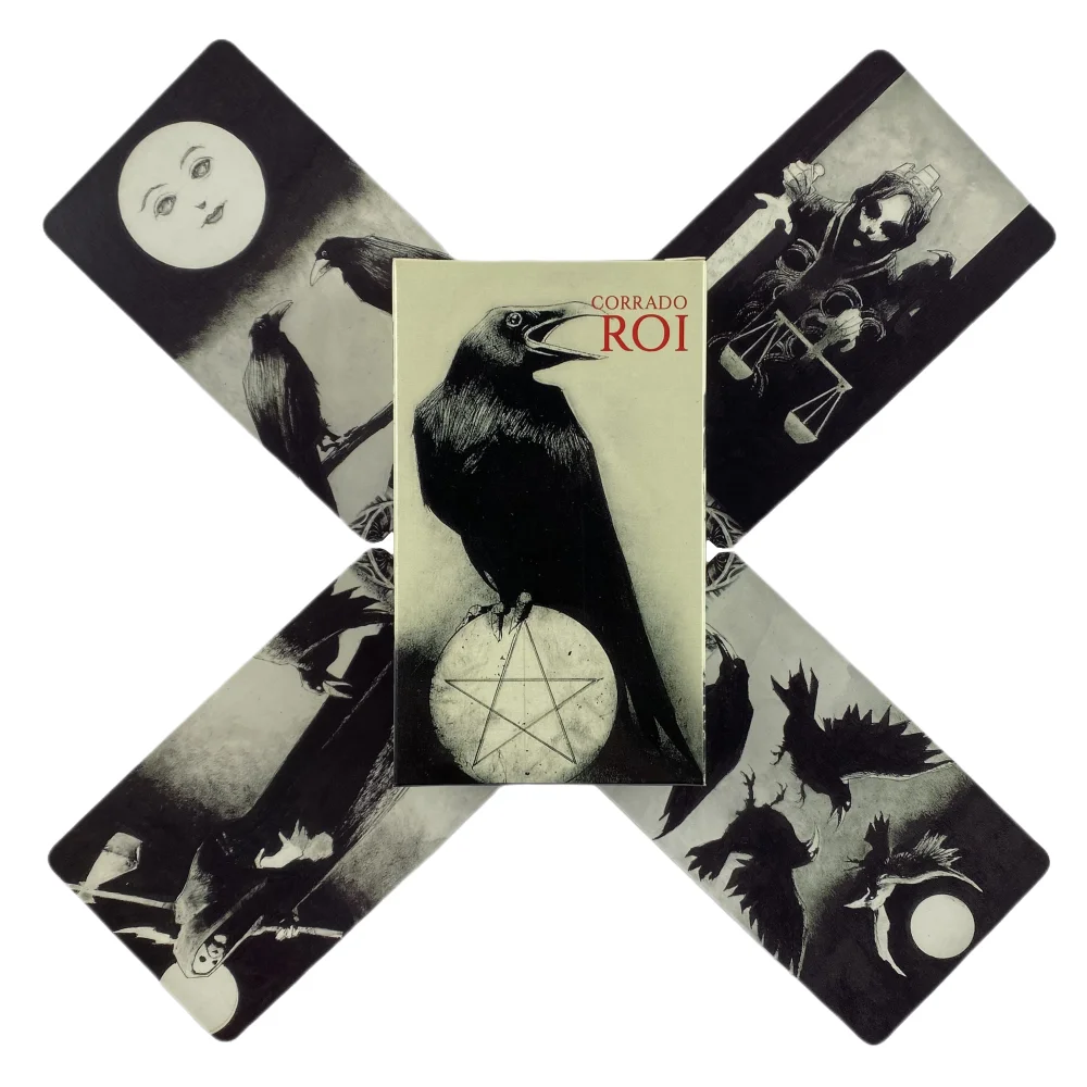 Murder Of Crows Tarot Cards A 78 Deck Oracle English Visions Divination Edition Borad Playing Games