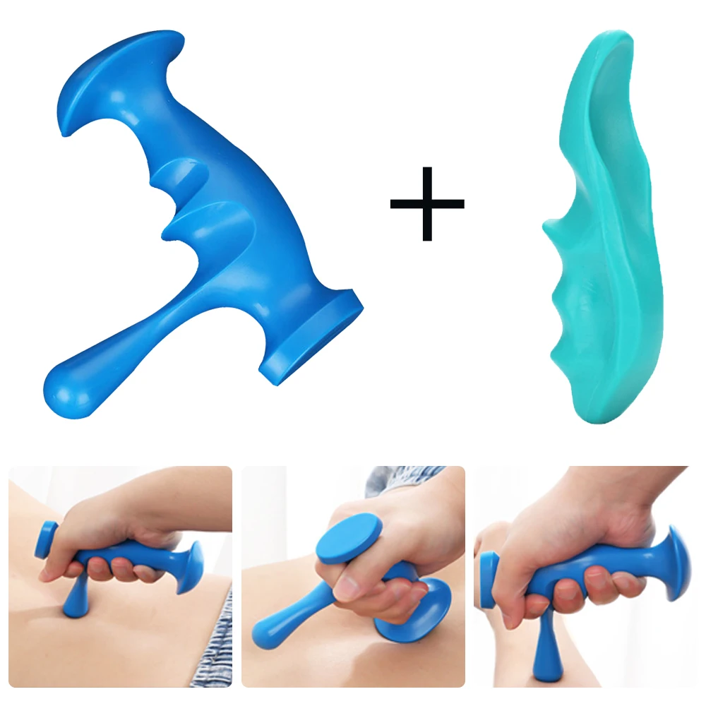 T-shaped Massager Thumb Finger Pressure Press Trigger Point Manual Physiotherapy Tools Full Body