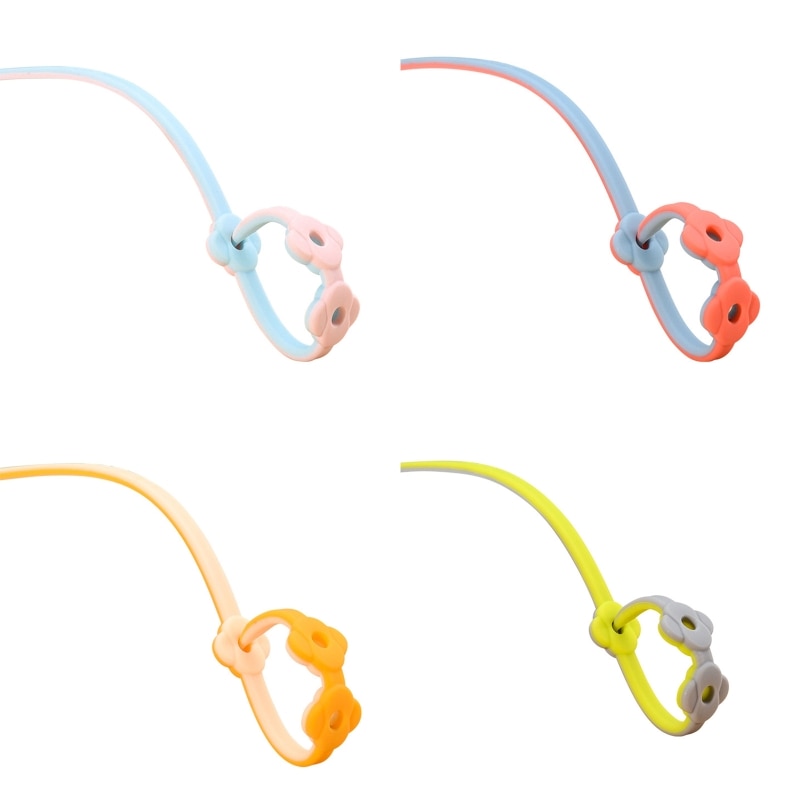 Silicone Adjustable Baby Pacifier Teether Straps for High Chair, for , Cribs