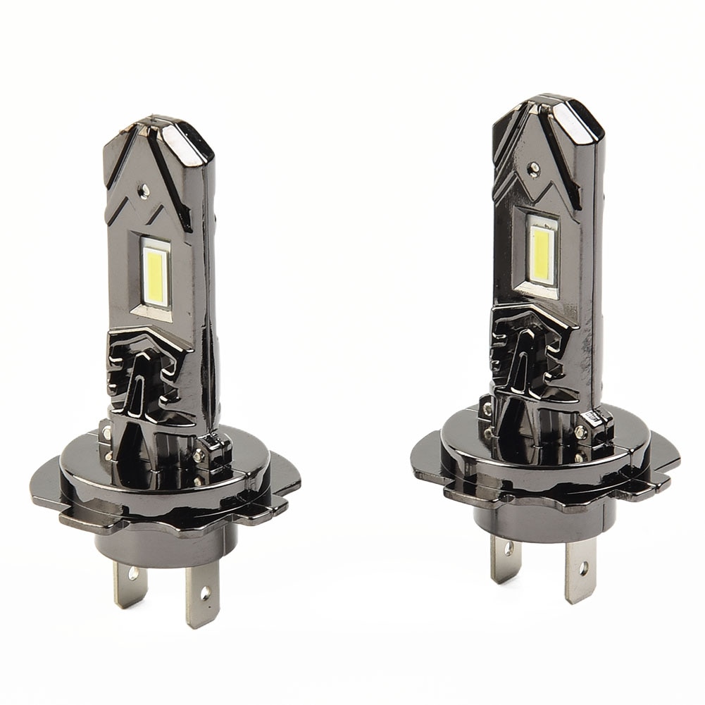 2pcs H7 LED Headlight Bulb Conversion Kit High Low Beam With CSP Chips 50W 65000K 16000LM Super White Plug&Play Superior Qua