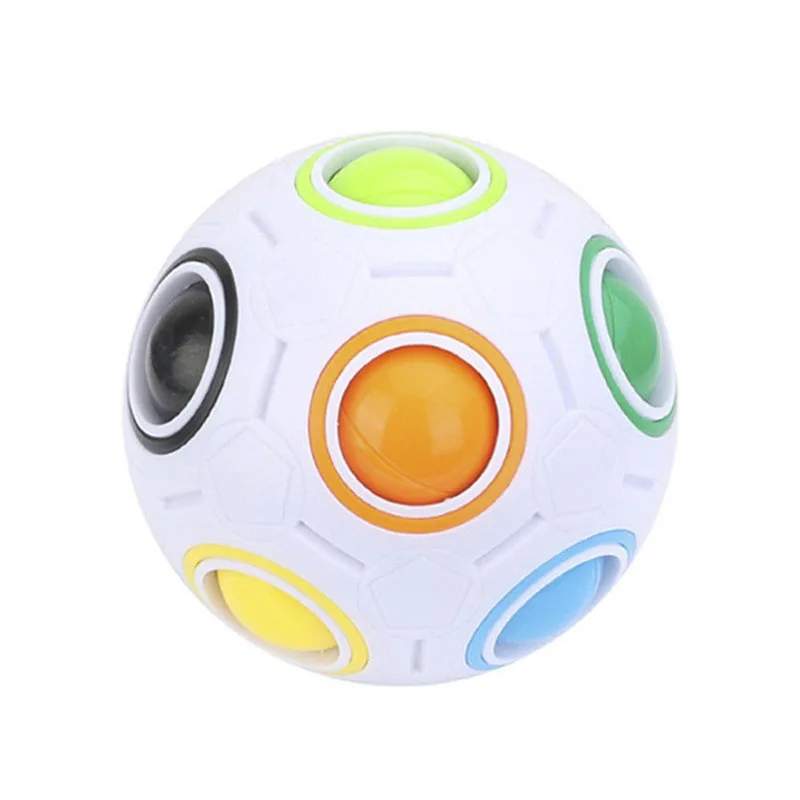 Antistress Cube Rainbow Ball Puzzles Football Magic Cube Educational Learning Toys For Children