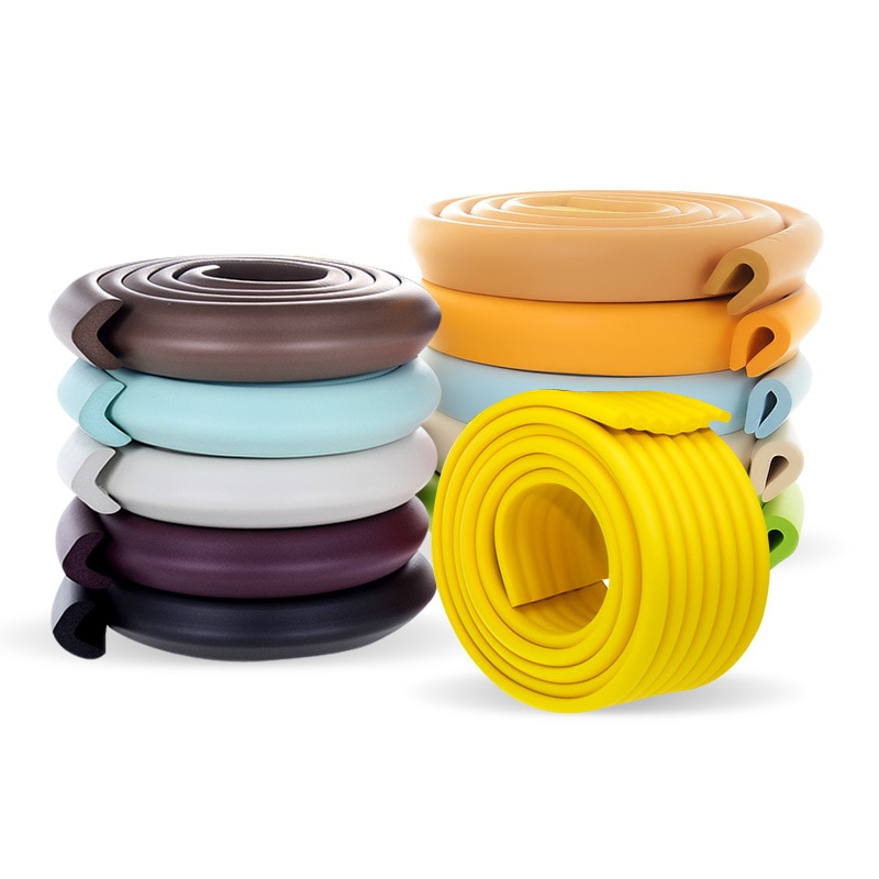 2M Baby Safety Protection Strip Table Desk Edge Guard Strip Corner Protector Furniture Corners Children Safety Foam Protectio