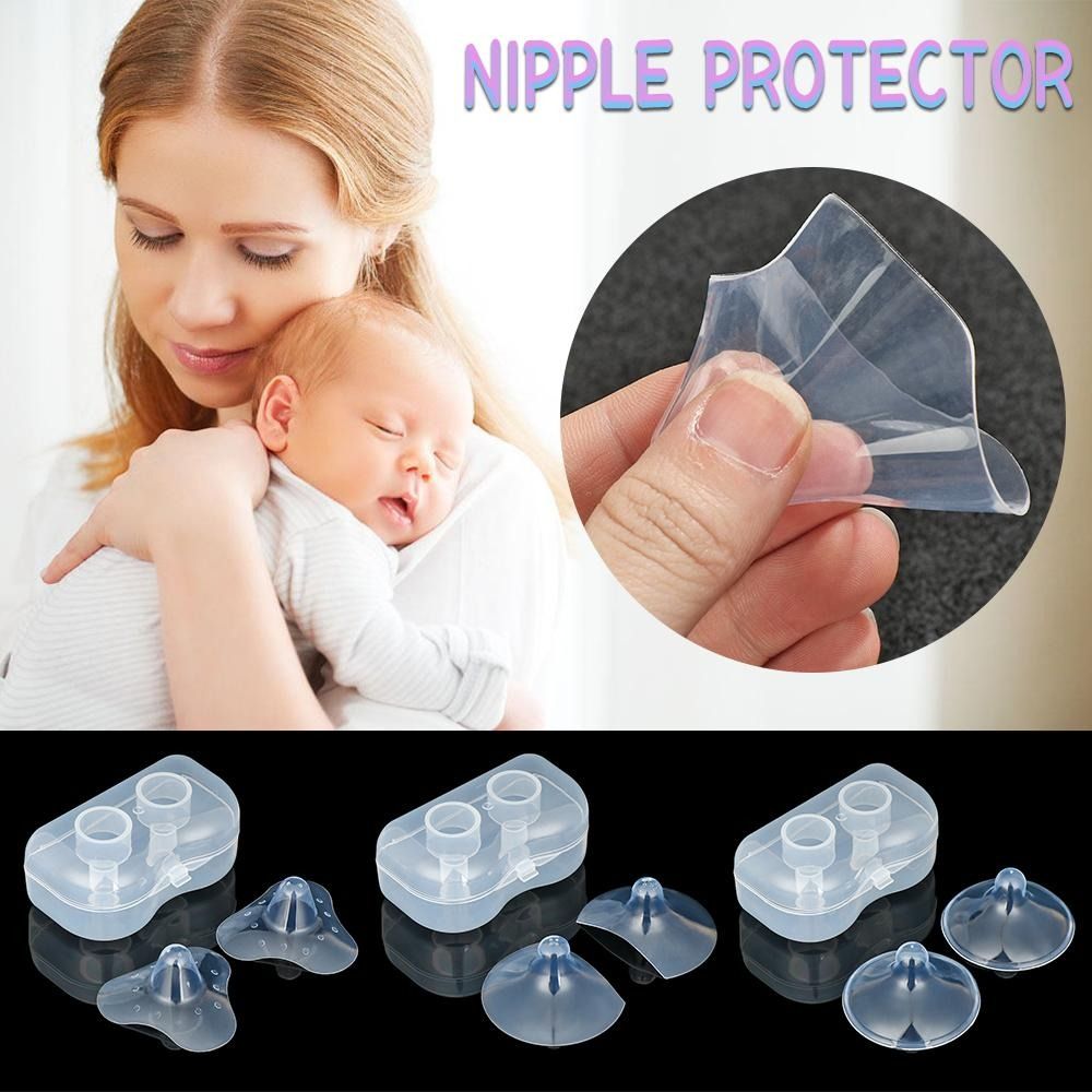 2Box Clear Silicone Baby Supplies Mother Milk Supplies Nipple Shields Protection Cover Feeding Mothers Nipple Protectors