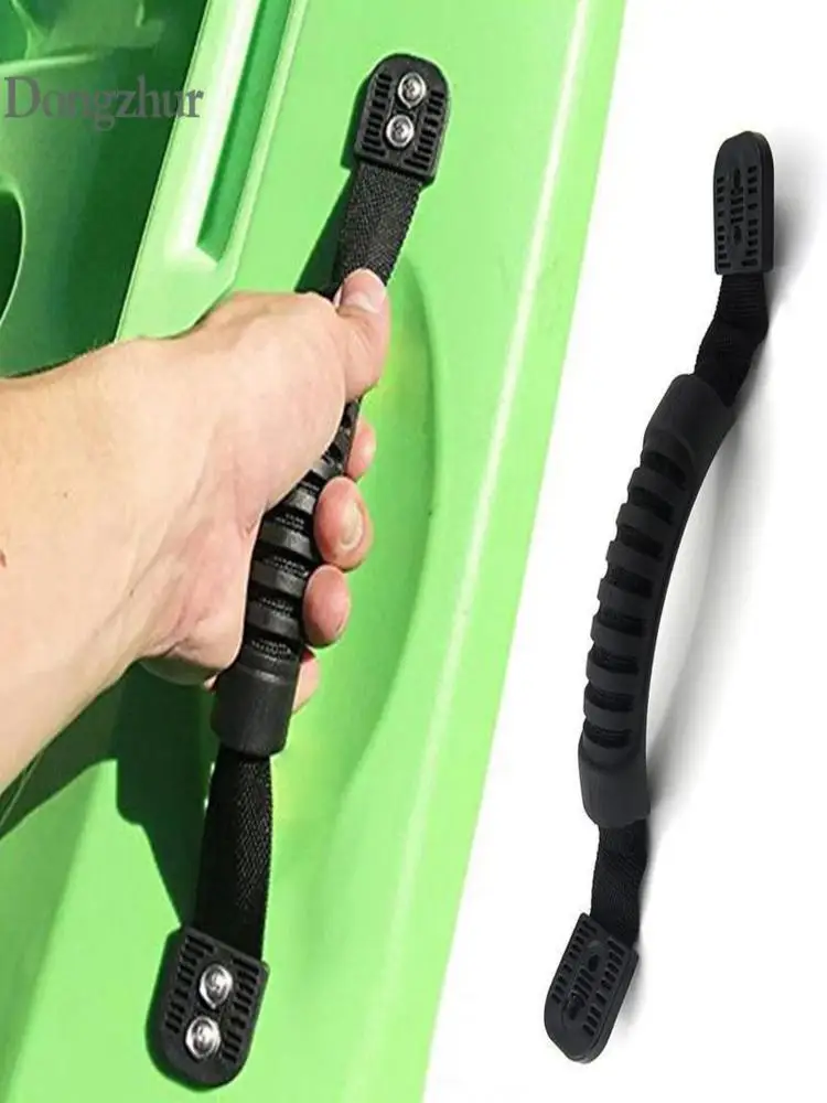 29.5 x 2.5 cm Black Mounchain Rubber Boat Luggage Side Mount Carry Handles for Kayak Canoe Boat