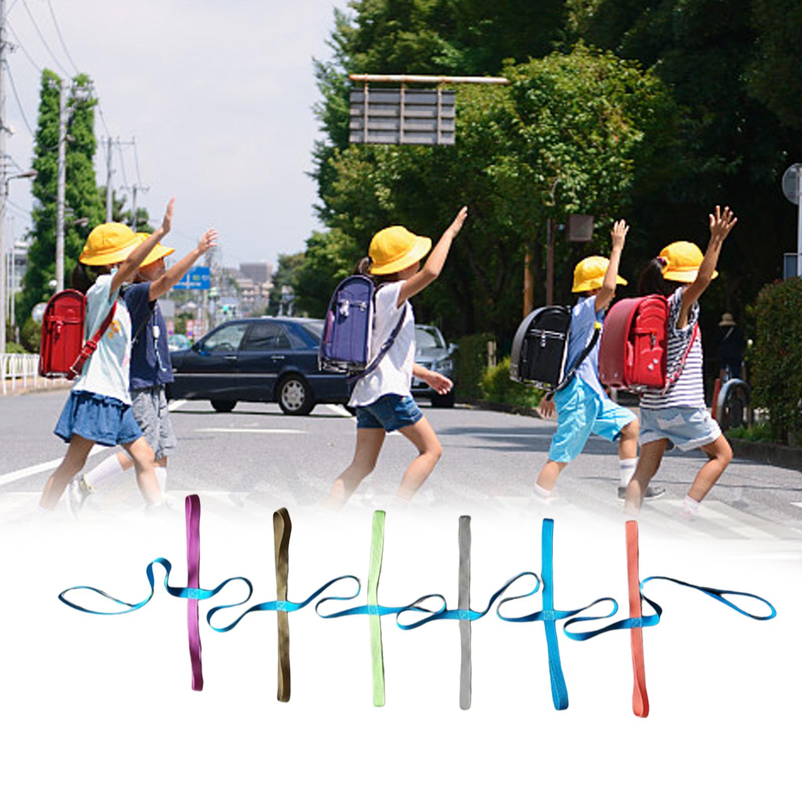 Kids Walking Rope Toddlers Walking Rope with 14 Handles Short Walking Rope Safety Wrist Strap for Preschool Nursery Kindergarten
