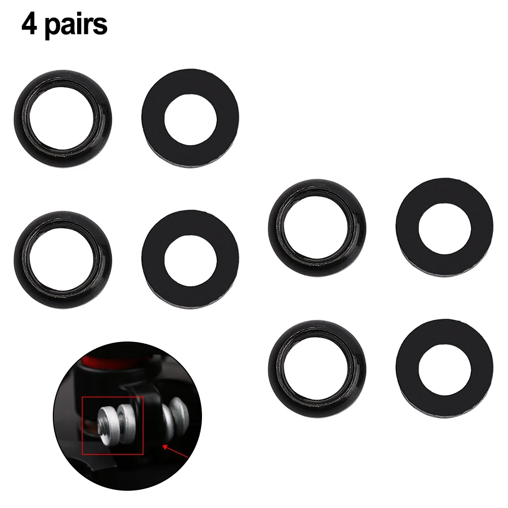 4 Pairs M6 Concave Washer Convex Washer Bicycle Bike Disc Brake Caliper Bump Gasket For MTB Disc