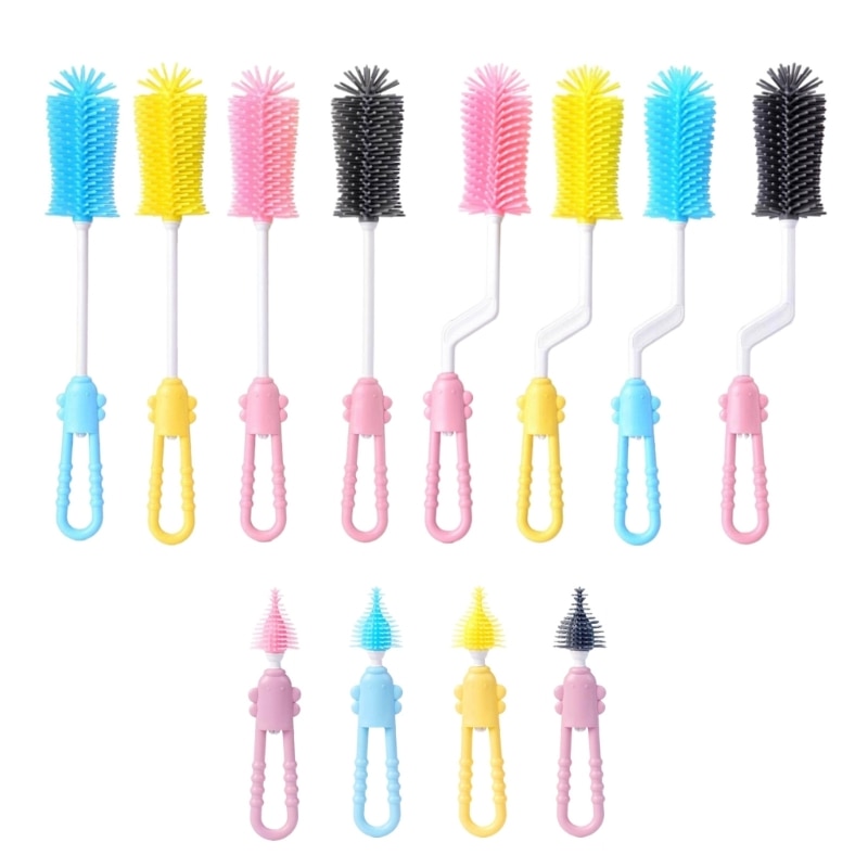 Feeding Bottle Brushes Silicone Nipple Brush Bottle Cleaning Brush Baby Product