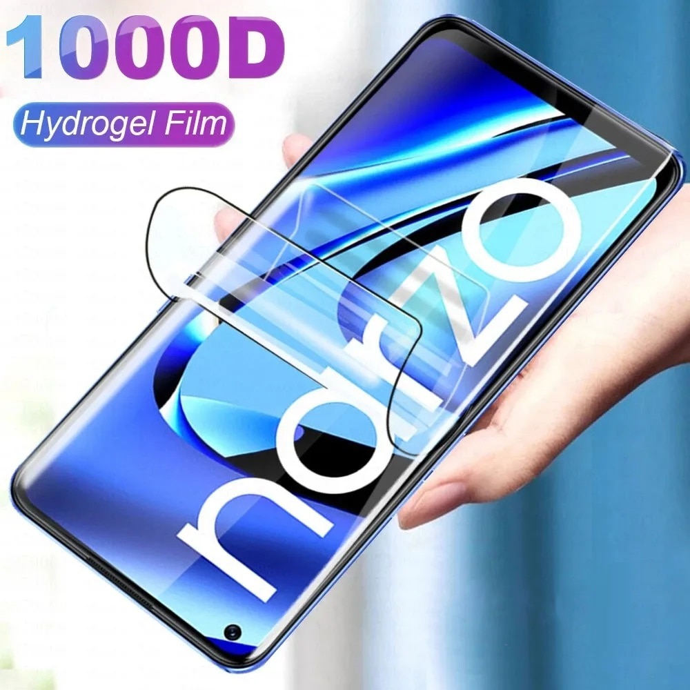 Hydrogel Film For Realme Narzo 30 50 Pro 30A 50A 50i Protective Film For Realme X50 X7 X2 Pro GT Neo 2 3 3T Master Film