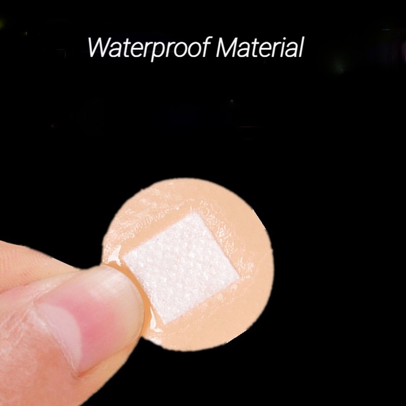 100pcs/lot Round Curitas Adhesive Plaster Bandages for Children Kids Medical Breathable PE Band Aid Woundplast Wound Patches