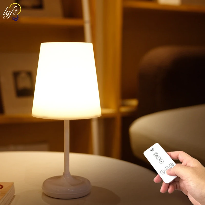 LED Reading Eye Protection Desk Lamp Touch Dimmable USB Charging With Remote Control Table Lamp For