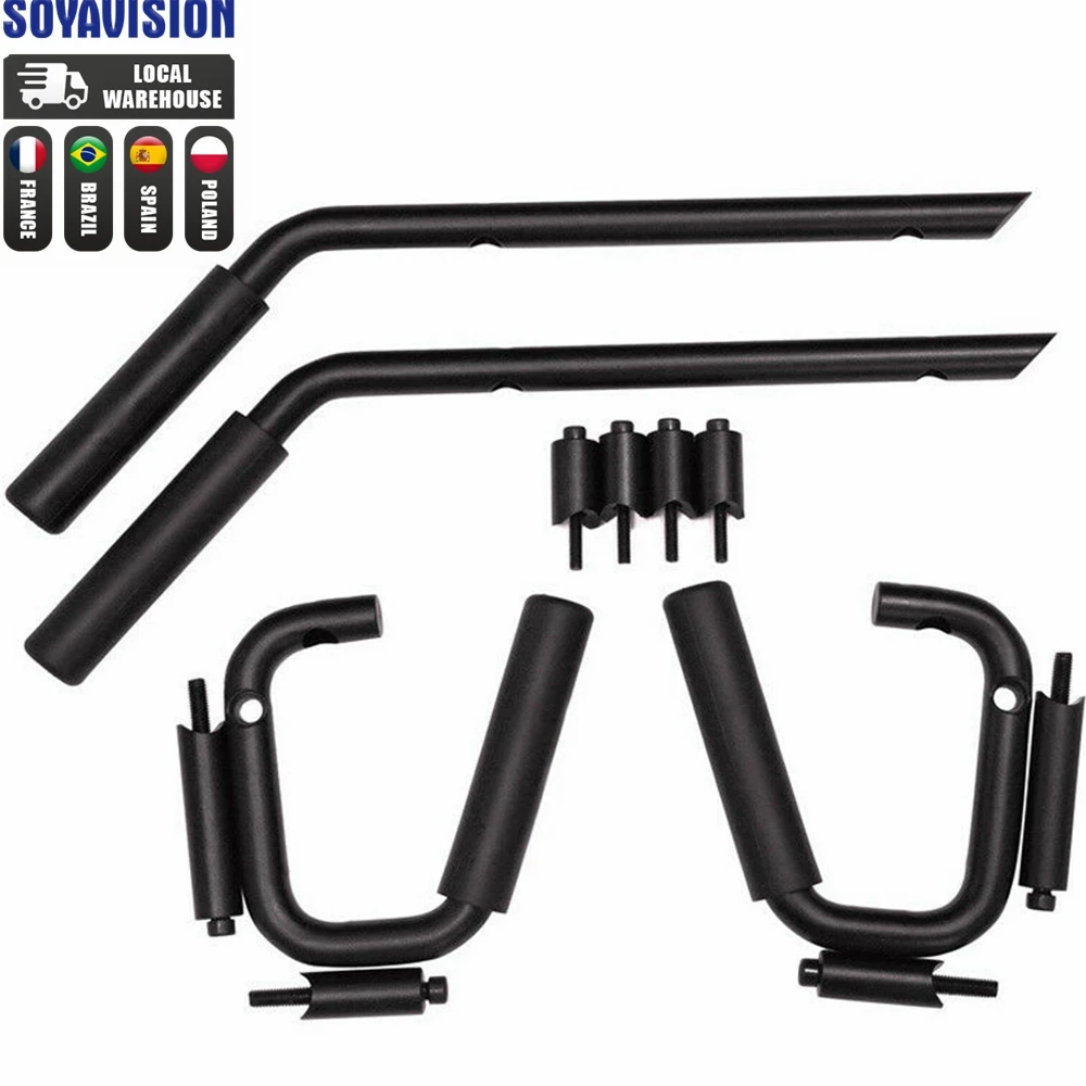 Front Grab Bar Grab Handles Textured Car Rear Grab Handles Grab Bars For 2007-2018 Jeep Wrangler JK