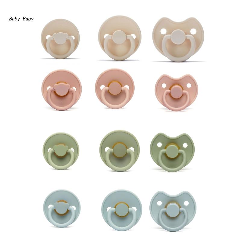 Q81A Silicone Soother Pacifier Luminous Silicone Newborn Pacifier Natural Rubber