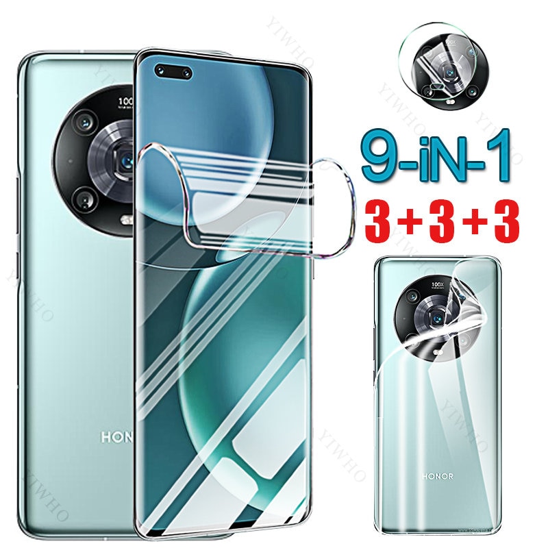 Transparent Front Back Hydrogel Film for Honor Magic4 Pro Camera Glass Screen Protector for Honor Magic4Pro 6.81" LGE-NX9 S