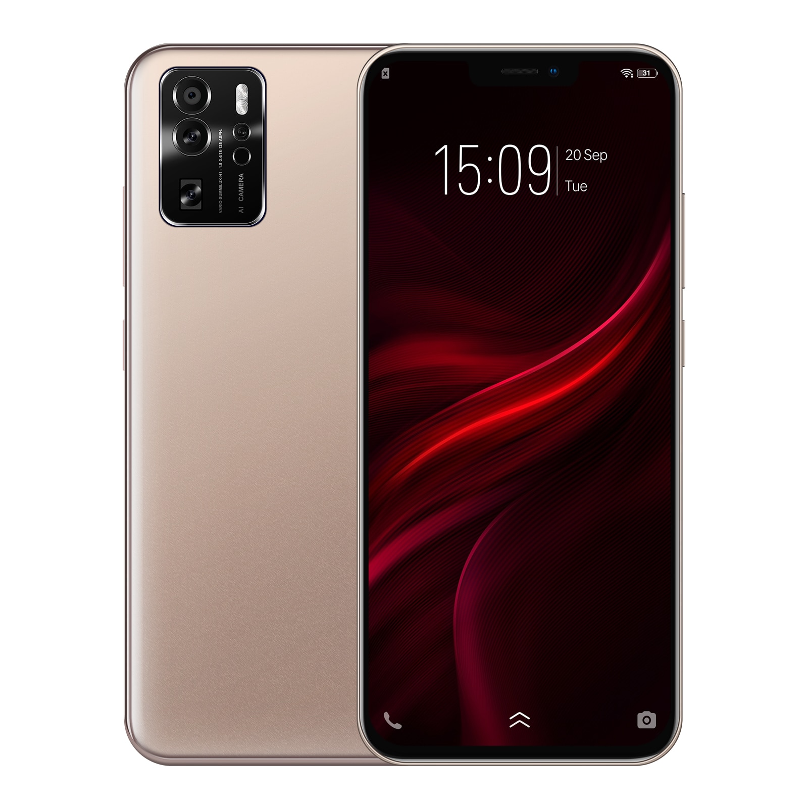 2023 Global Version HTM N20 Pro 8GB/256GB Smartphone Android 12 6.8inch Display Cellphones MediaTek Helio P22 Mobile Phones