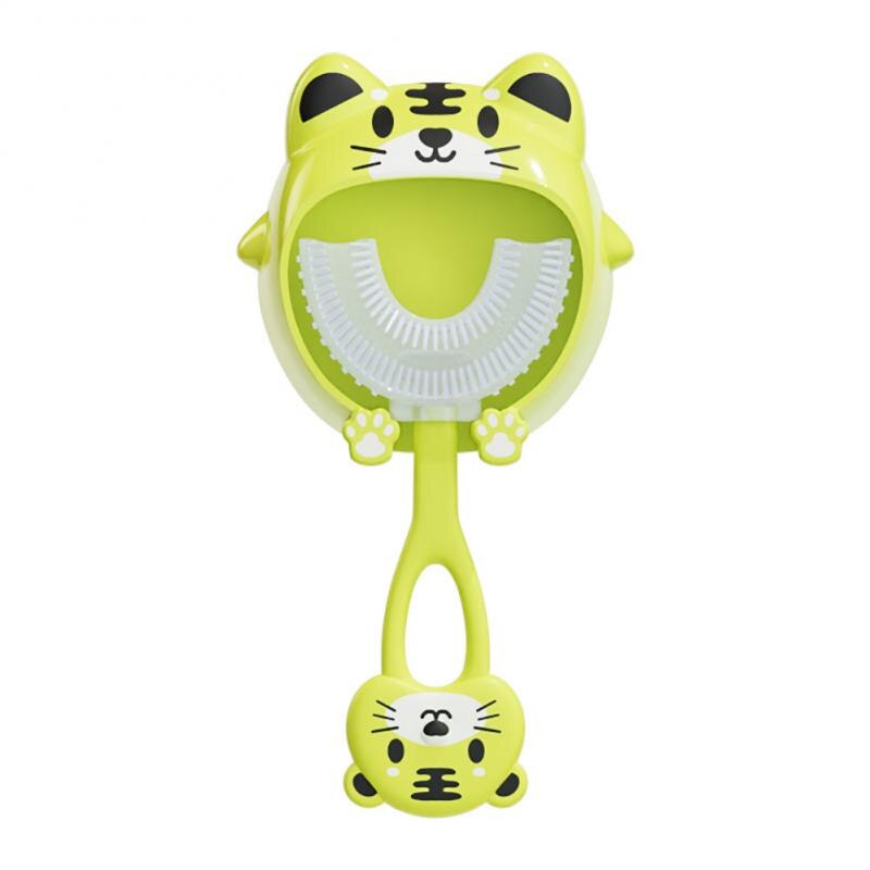 Removable Oral Care Cleaning U-shaped Dust-proof Wall Mounting Bracket Baby Toothbrush Safe Kid Care Toothbrush Soft Hair