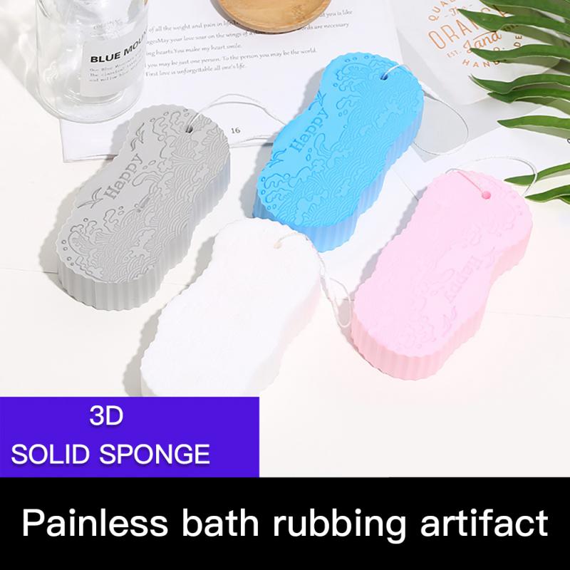 Gentle Sponge Body Scrubber Bending Lanyard Design Dead Skin Remover Skin Cleaner Dead Bath Sponge Sponge Soft