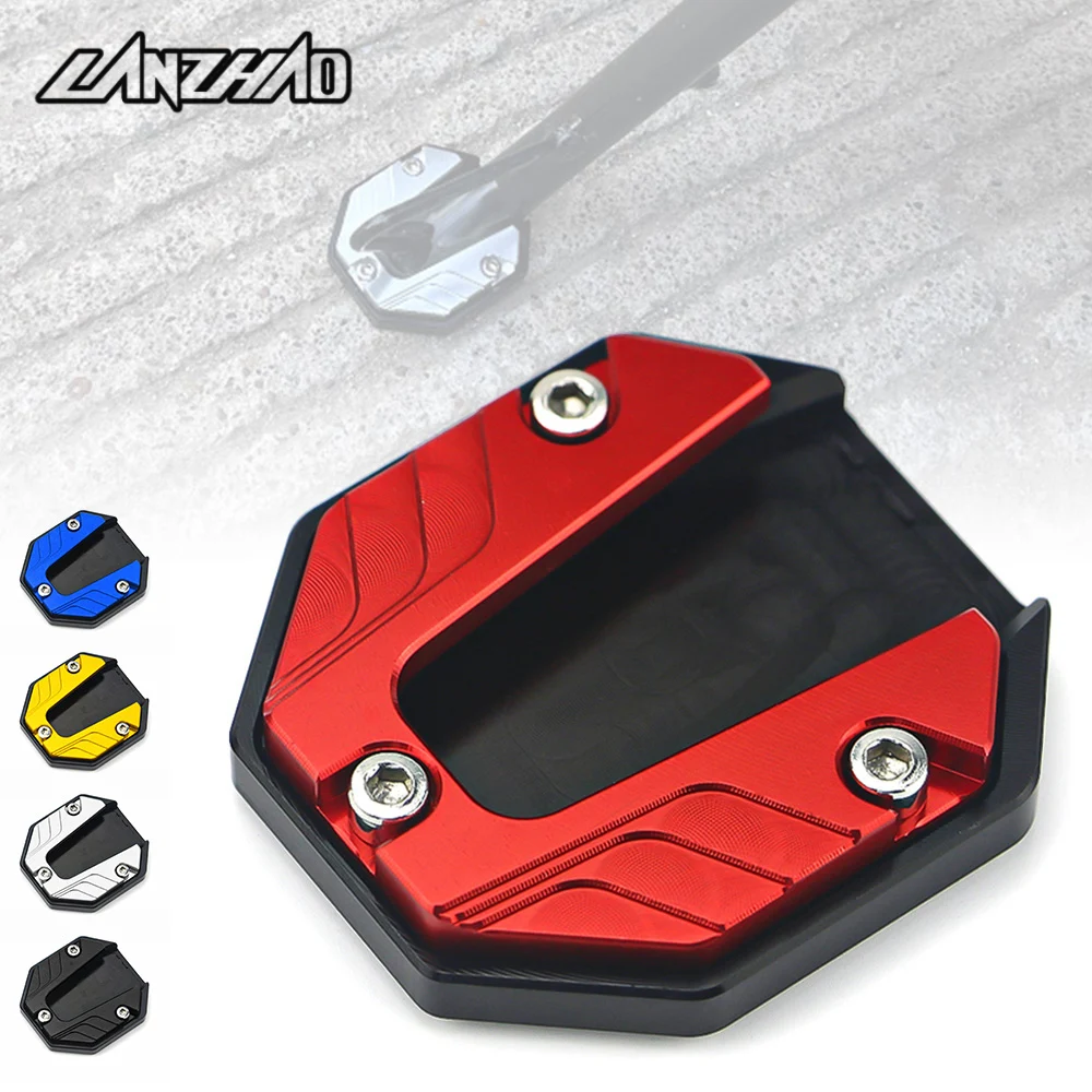 Universal Electronic Motorcycle E-bike Scooter Kickstand Extender Foot Side Stand Extension Pad