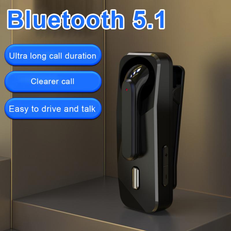 Stereo Headset Handsfree Business Earphone Sport Lavalier Earphones For Iphone 12 Samsung Xiaomi Wireless Earphones With Mic