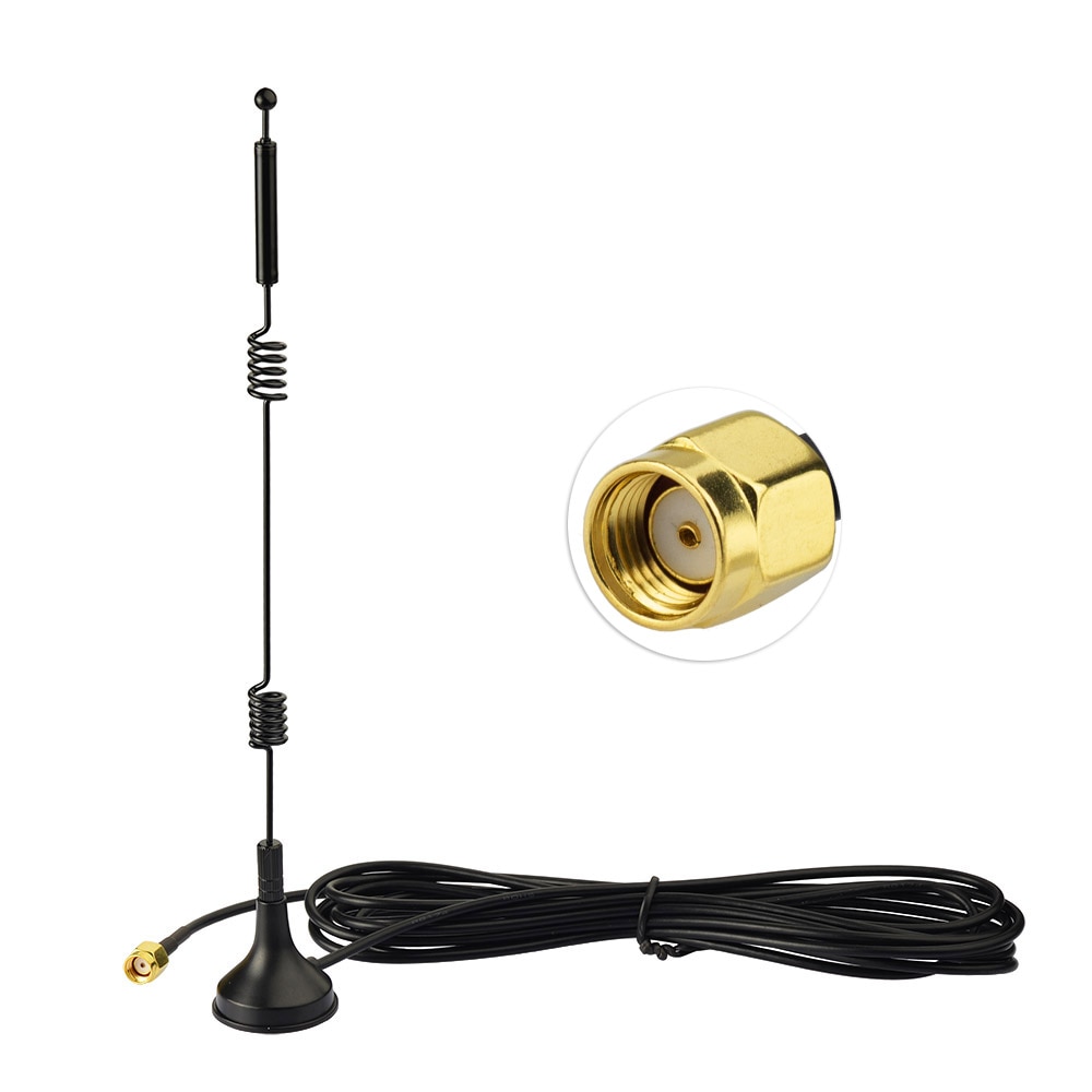 Superbat 2.4GHz 5.8GHz Dual Band WiFi Magnetic Base RP-SMA Male Antenna for WiFi Router Booster Range Extender Gatewa