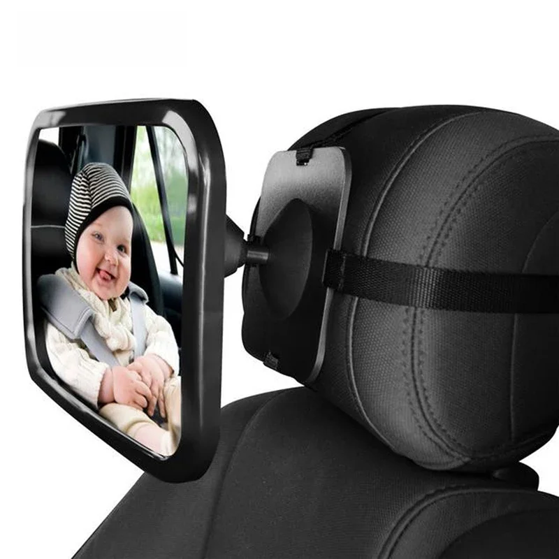Baby Car Mirror Adjustable Car Back Seat Rearview Facing Headrest Mount Child Kids Infant Baby