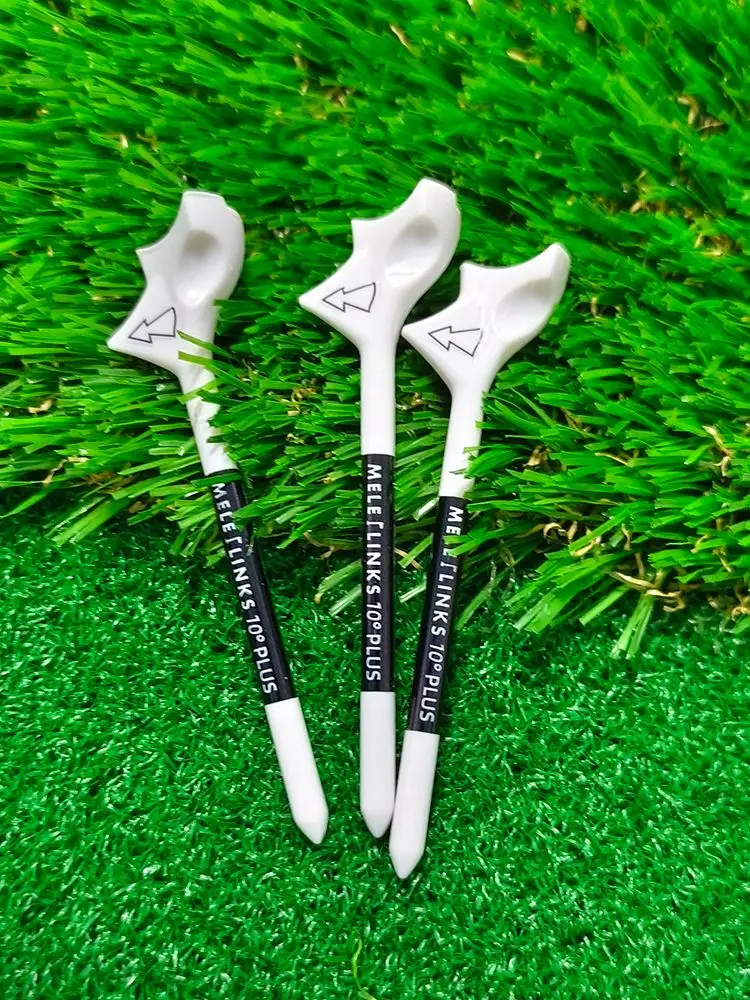 Golf Plastic Tees 10° Diagonal Insert Rhombic Golf Ball Holder Increases Speed Golf Ball Tee With