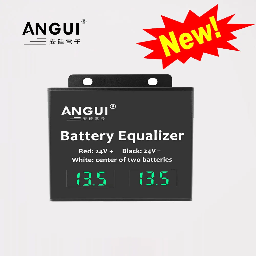 ANGUI 24V FBA052S KBA052S Battery Equalizer LED Display 2 X 12V Lead Acid Gel Batteries Series